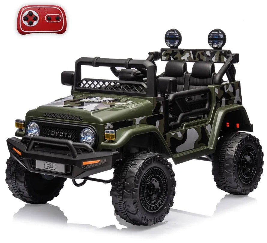 Elektrické autíčko Milly Mally Toyota FJ Cruiser Army