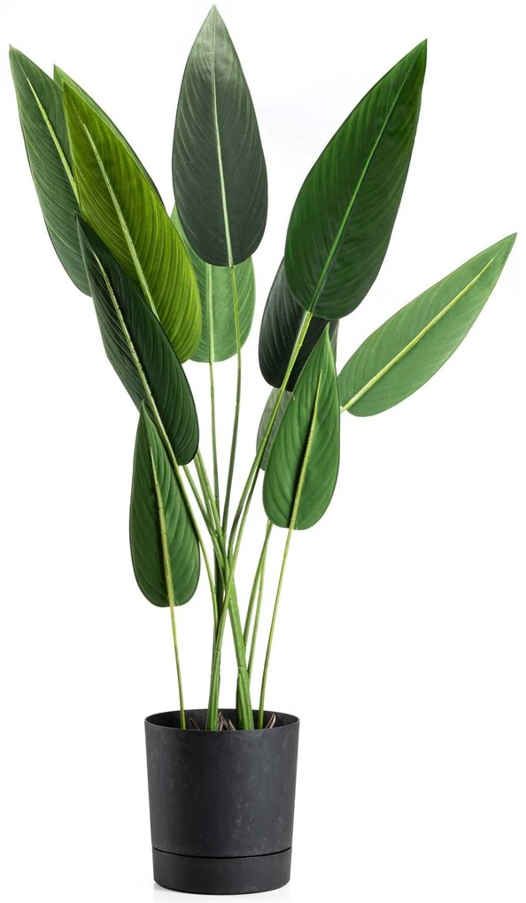 PLASTOVÝ KVETINÁČ AZALEA 22,5X23,5 CM IMITÁCIA BETÓNU ČIERNA