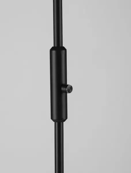 LED stmievateľná čierna stojaca lampa Notos