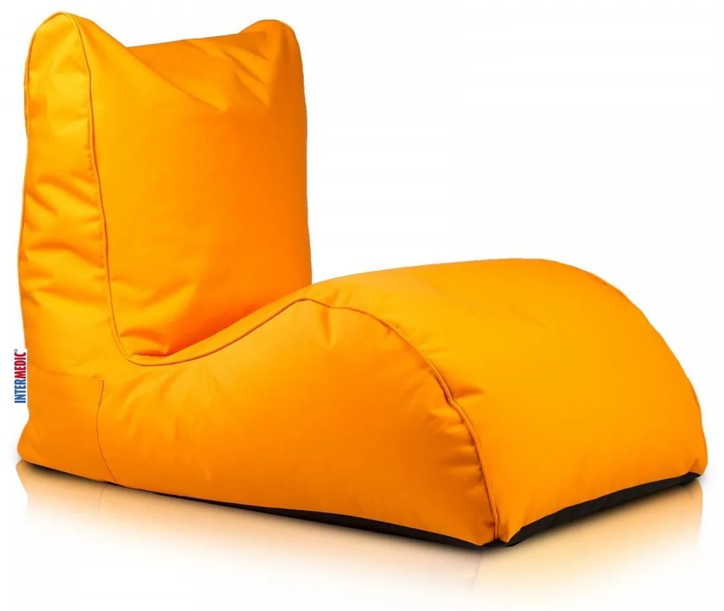 Sedací vak Naomi Outdoor – pohodlné kreslo na terasu, záhradu aj k bazénu Farba: M3 - oranžový