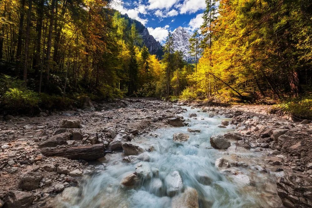 Fototapeta malebná horská krajina