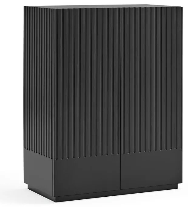 Čierna komoda Teulat Doric