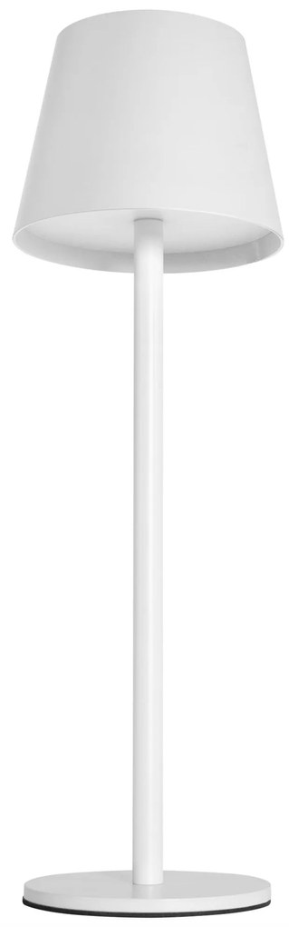 Toolight Toolight, dotyková LED nočná stolná lampa 5W, 3 farby svetla, USB napájanie, APP1370-T WHITE, biela, OSW-08634
