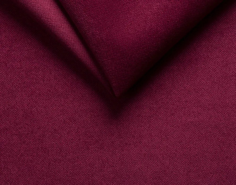 Posteľ Amy 180x200 cm, vínovo červená látka