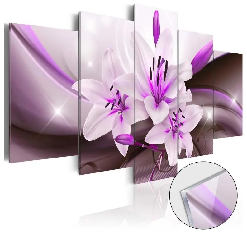 Obraz na skle - Violet Desert Lily