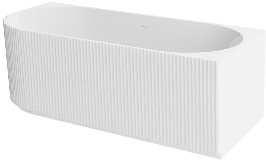 Voľne stojaca rohová  vaňa Denaya 170/78 P + sifón čierny