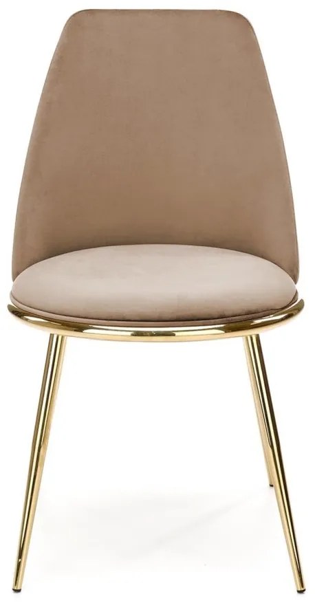 Dizajnová stolička GLAMOUR K460 béžová