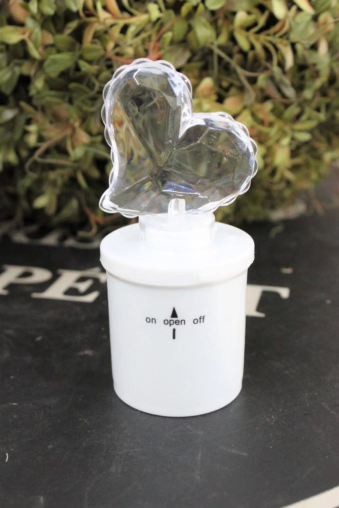 LED srdce na hrob 13cm