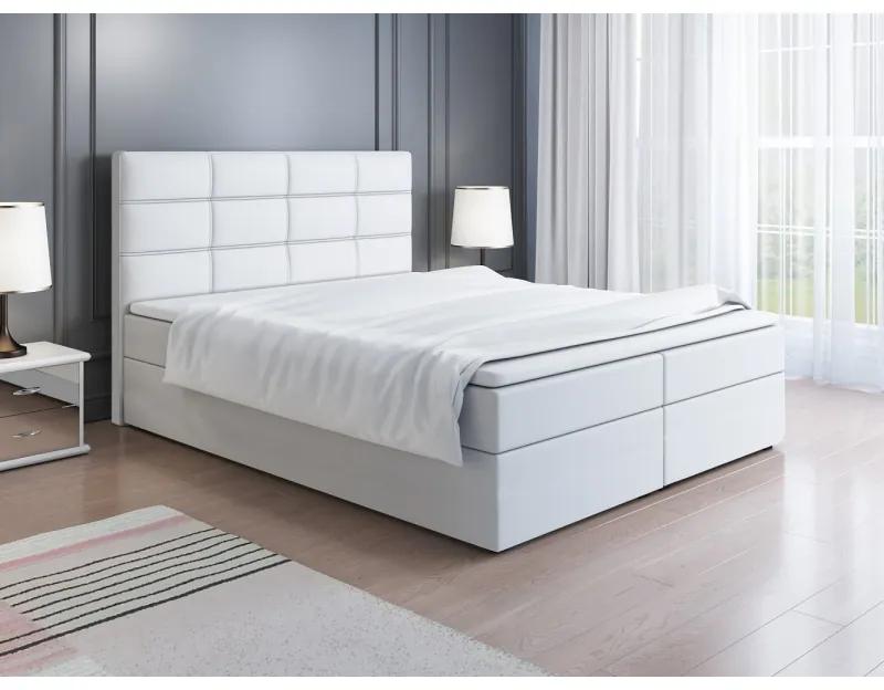 Čalúnená posteľ LILLIANA 1 - 180x200, biela
