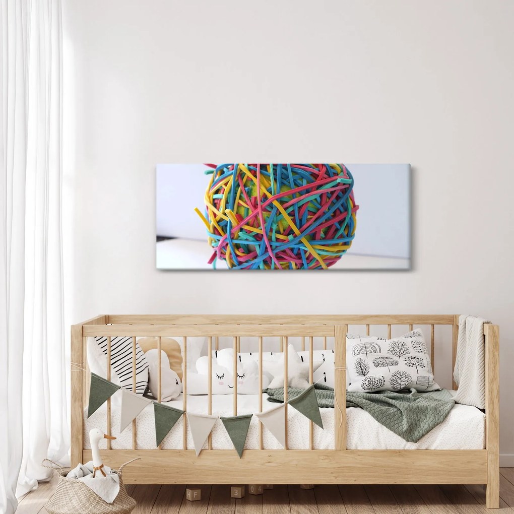 Obraz gumičiek (120x50 cm)