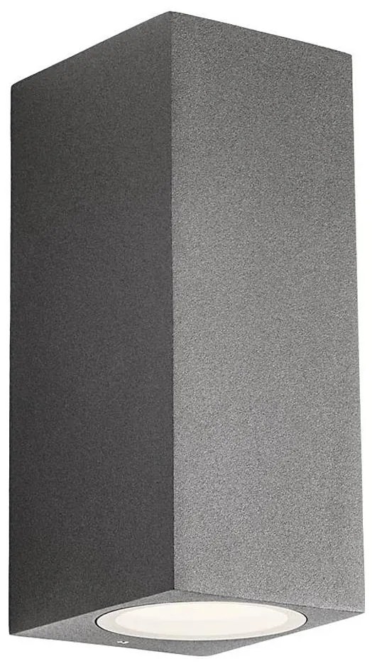 Redo 90530 -LED Vonkajšie nástenné svietidlo BRIO LED/10W/230V 3000K IP54 antracit