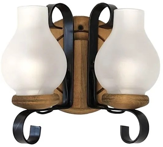 Brilagi - Nástenné svietidlo ROATA APLICA 2xE14/40W/230V buk