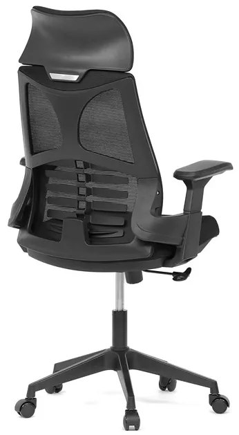 BONTEC Kancelárska stolička, hojdací mechanizmus, čierna sieťovina, KA-S247 BK Farba: Biela