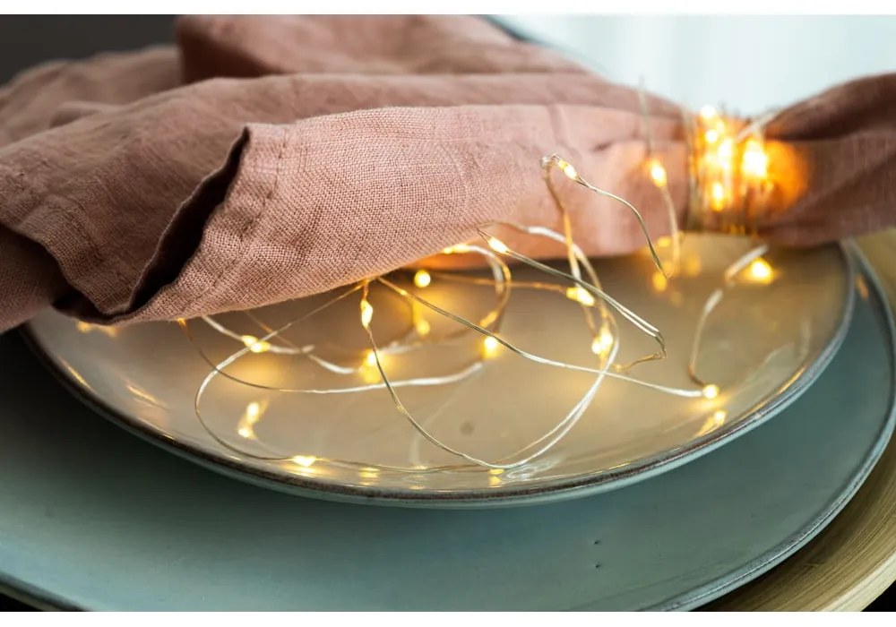 Svetelná reťaz počet žiaroviek 40 ks dĺžka 390 cm Knirke – Sirius