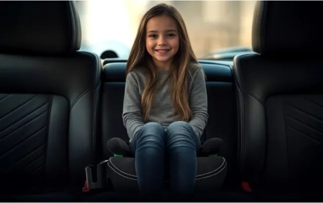 Detský podsedák do auta Cabby 25 čierny