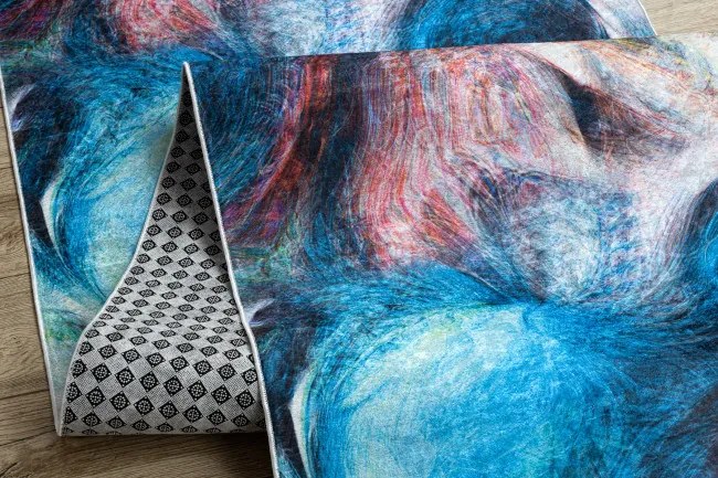 Protišmykový behúň LOTUS COLOR 36500 modrý / červený