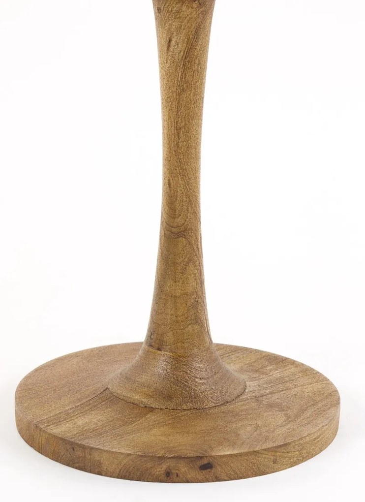 Okrúhly drevený bistro stolík Bicaba - Ø50*55 cm