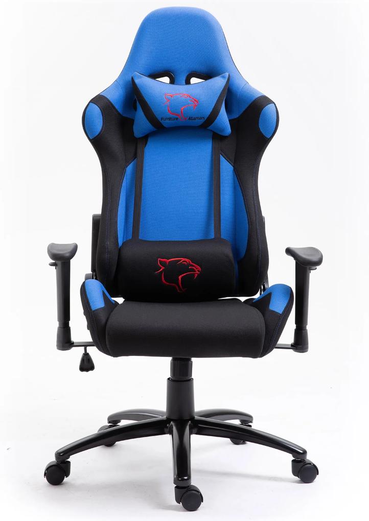 Kancelárska/herná stolička Fainan (modrá). Vlastná spoľahlivá doprava až k Vám domov. 1069099