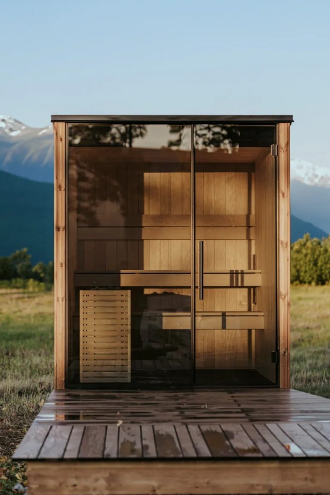Fínska vonkajšia sauna Pure