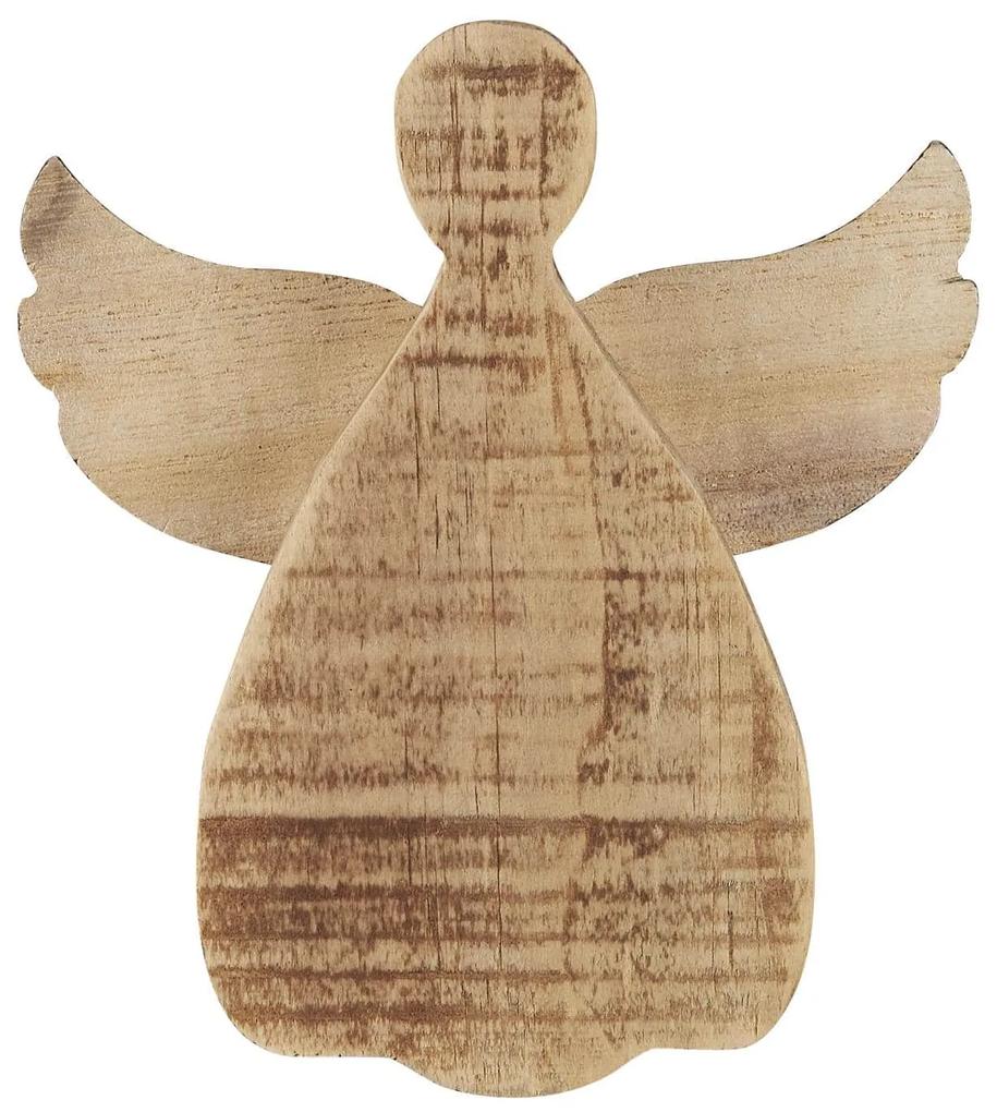 IB LAURSEN Vianočná dekorácia Wooden Angel - väčšia