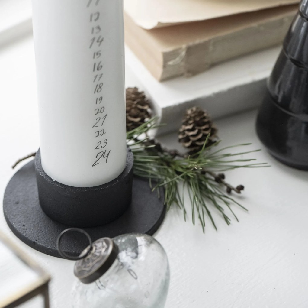 Ib Laursen Kovový svietnik Pillar Candle