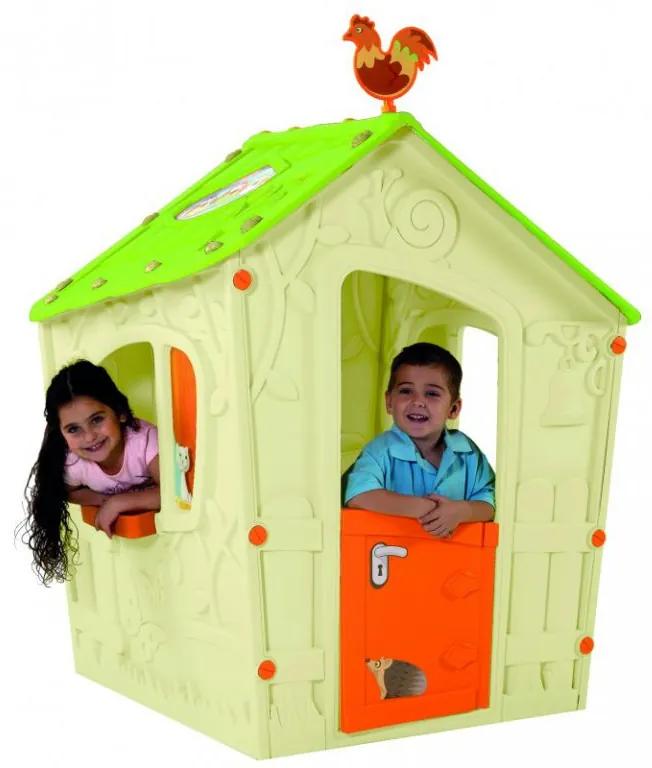 Detský hrací domček MAGIC PLAY HOUSE - béžový