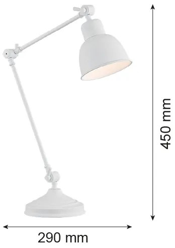 Argon 3194 - Stolná lampa EUFRAT 1xE27/15W/230V