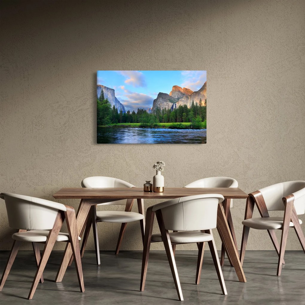 Obraz divokej horskej krajiny (90x60 cm)
