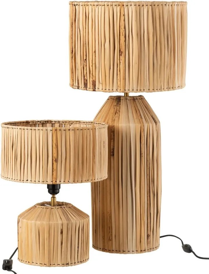 Stolová prírodná lampa z banánových listov Hanna Bannas - Ø 35*87 cm/ E27/ 40W