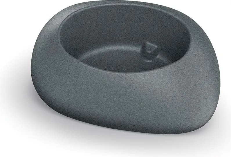 Plastový květináč Yekes šedý