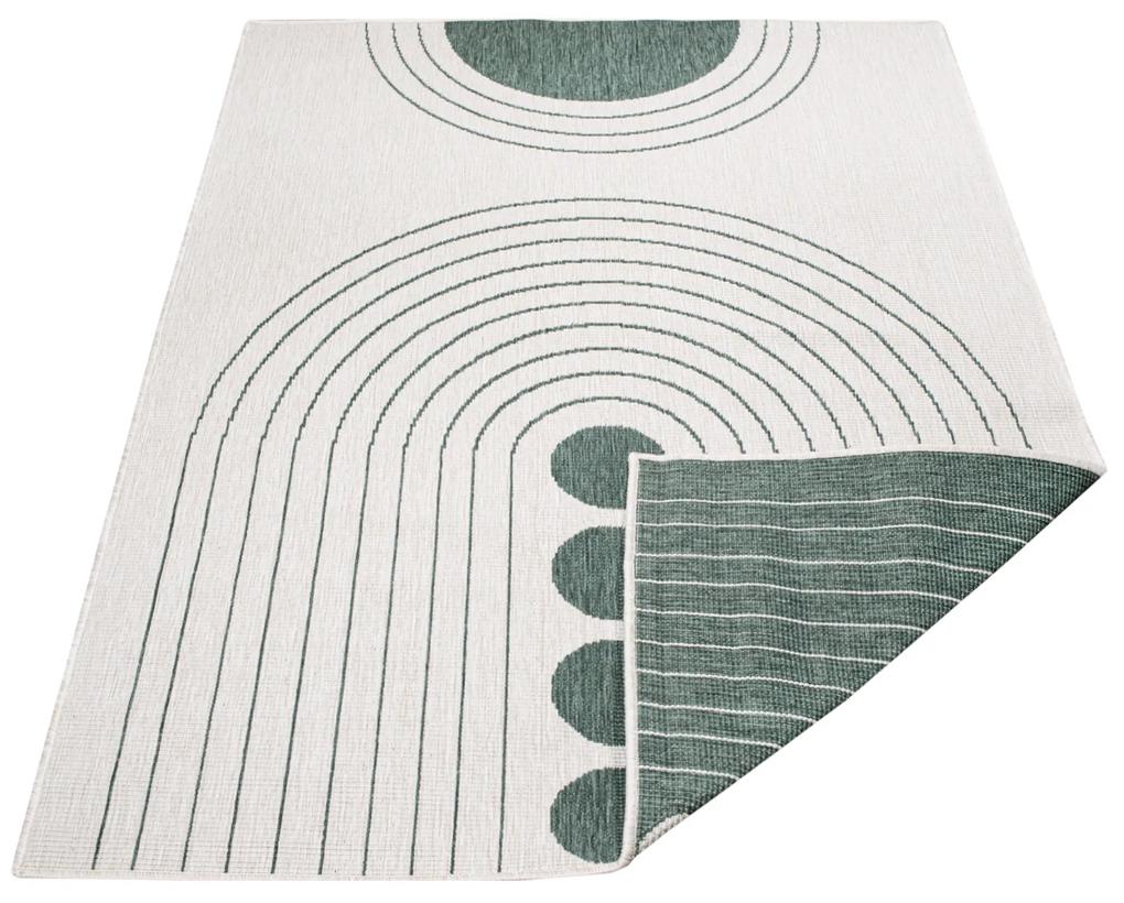 Dekorstudio Obojstranný koberec na terasu DuoRug 5739 - zelený Rozmer koberca: 160x230cm