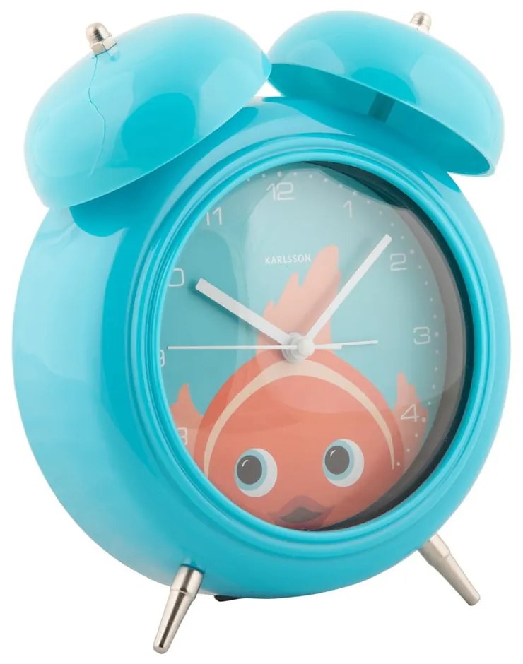 Detský budík ø 15 cm Peekaboo Goldfish – Karlsson