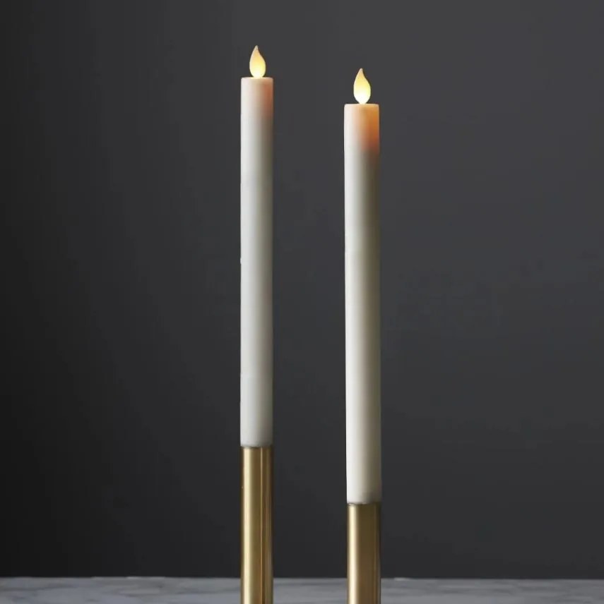 Sada 2 ks LED svíček IDALIA bílá