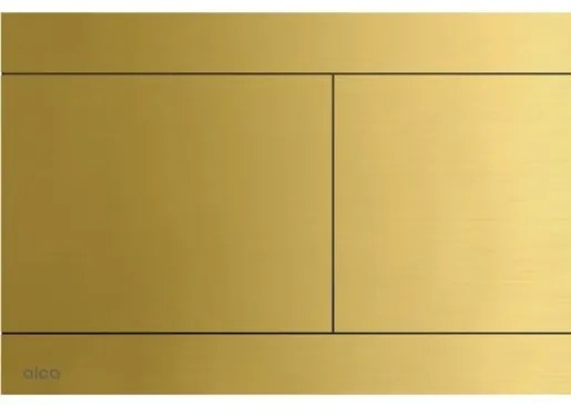 Ovládacie tlačidlo Alca pre predstenové inštalačné systémy, mosadz FUN-BRASS
