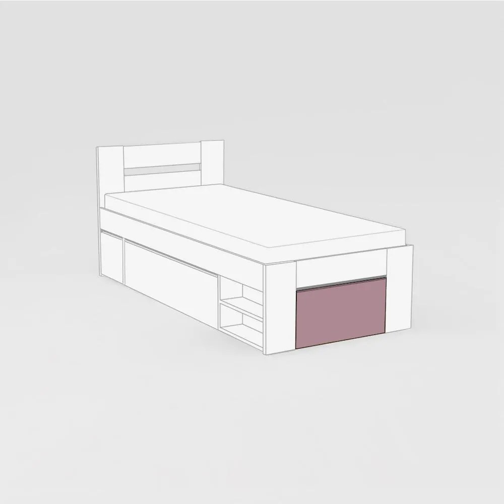 BTC KIRA ČELO 2: 90x200 Varianta: PLUM