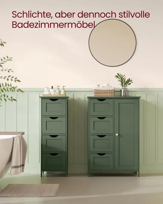 Kúpeľňová skrinka LHC041C01 zelená