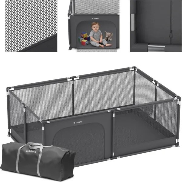 Detská ohrádka Cozy 22 grafitová