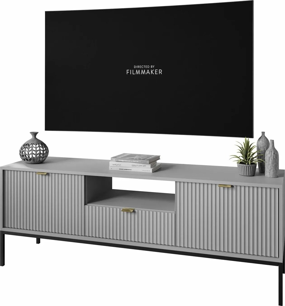 TV stolík CORA šedá matná