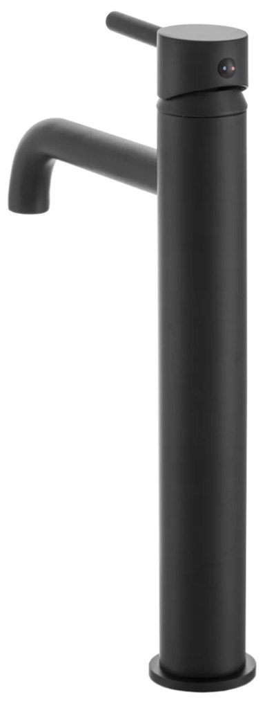 Gamma Roy, vysoká umývadlová batéria h-300, čierna matná, GMA-BRYUW-BK