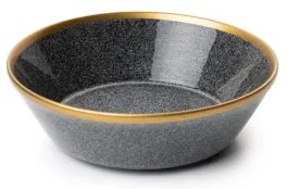 16-dielna jedálenská sada antracit/zlatá/porcelán