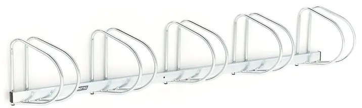 Nástenný stojan na bicykle BERNARD, pre 5 bicyklov, 2000x280x320 mm