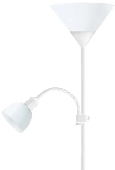 Stojacia lampa 1xE27/60W/230V + 1xE14/25W
