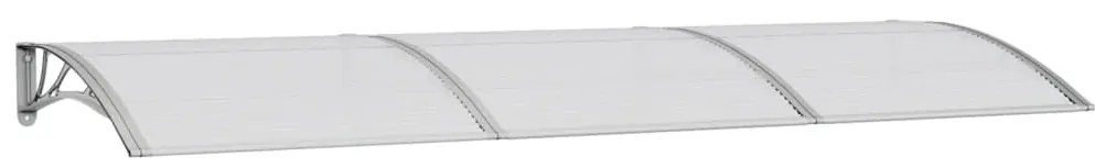 vidaXL Vchodová strieška sivá 300x100 cm polykarbonát