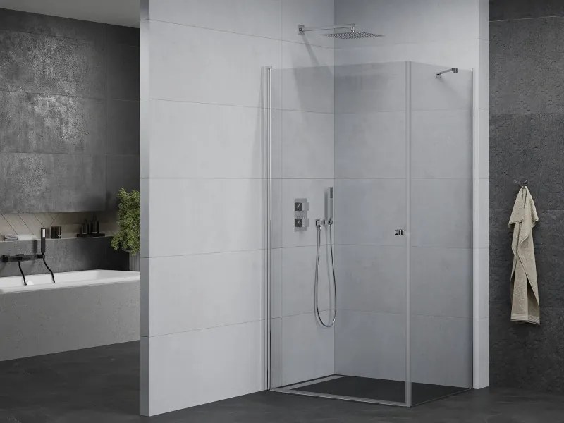 Mexen Pretoria sprchovací kút 80x100cm, 6mm sklo, chrómový profil-číre sklo, 852-080-100-01-00