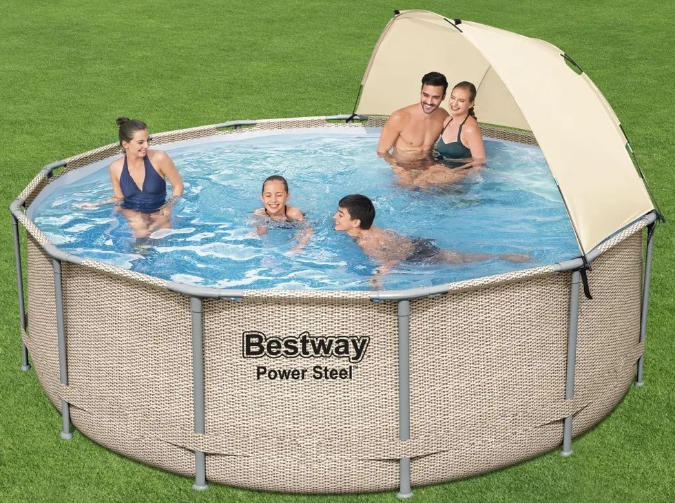 Bestway BESTAWAY Zastrešený bazén 396x107cm 5614V