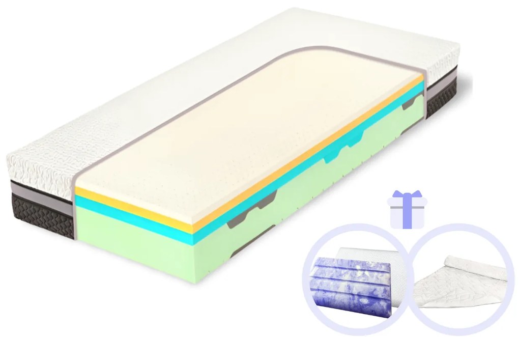 Hilding Anders Vysoký zdravotný matrac VISCO LATEX Veľkosť: 200 x 140 cm, Výška: 25 cm
