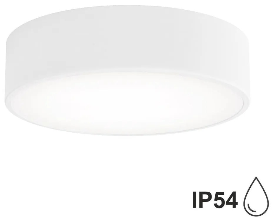 Temar Kúpeľňové stropné svietidlo CLEO 2xE27/24W/230V pr. 30 cm biela IP54 5907623619839