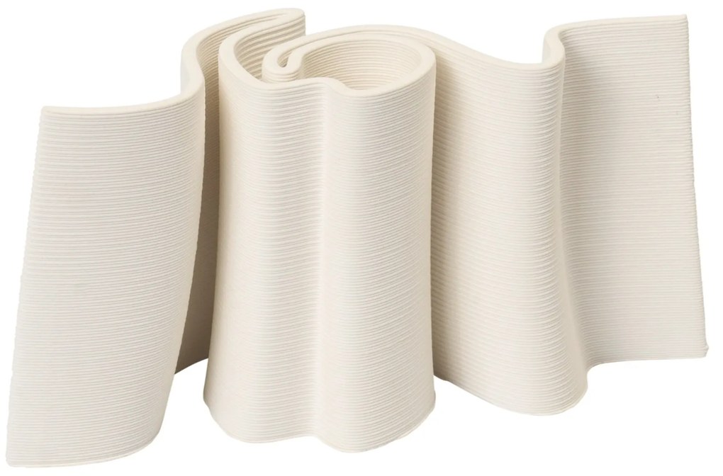 Ferm Living Kameninový svietnik Dedali Off-White