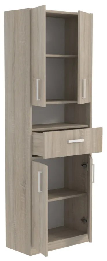 Koupelnová skříňka vysoká šířka 60 cm Seon Dub Sonoma