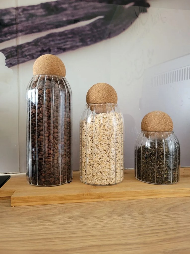 Sklenená nádoba na potraviny Modern 1000 ml